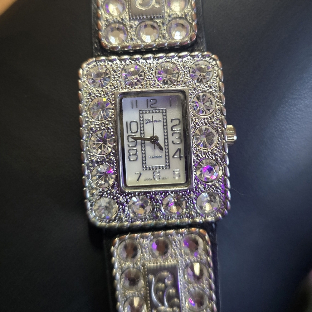 Geneva Platinum Western-Style Women’s Watch